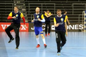 22.04.2016 Flensburg. Trening zawodników Vive. / Kamil Król / Radio Kielce