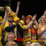 23.04.2016. Pierwszy meczu ćwierćfinału Ligi Mistrzów: SG Flensburg Handewitt - Vive Tauron Kielce / Kamil Król / Radio Kielce