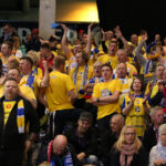 23.04.2016. Pierwszy meczu ćwierćfinału Ligi Mistrzów: SG Flensburg Handewitt - Vive Tauron Kielce / Kamil Król / Radio Kielce