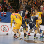 23.04.2016. Pierwszy meczu ćwierćfinału Ligi Mistrzów: SG Flensburg Handewitt - Vive Tauron Kielce / Kamil Król / Radio Kielce