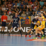 23.04.2016. Pierwszy meczu ćwierćfinału Ligi Mistrzów: SG Flensburg Handewitt - Vive Tauron Kielce / Kamil Król / Radio Kielce