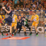 23.04.2016. Pierwszy meczu ćwierćfinału Ligi Mistrzów: SG Flensburg Handewitt - Vive Tauron Kielce / Kamil Król / Radio Kielce