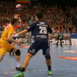 23.04.2016. Pierwszy meczu ćwierćfinału Ligi Mistrzów: SG Flensburg Handewitt - Vive Tauron Kielce / Kamil Król / Radio Kielce