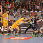 23.04.2016. Pierwszy meczu ćwierćfinału Ligi Mistrzów: SG Flensburg Handewitt - Vive Tauron Kielce / Kamil Król / Radio Kielce