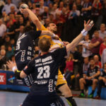 23.04.2016. Pierwszy meczu ćwierćfinału Ligi Mistrzów: SG Flensburg Handewitt - Vive Tauron Kielce / Kamil Król / Radio Kielce