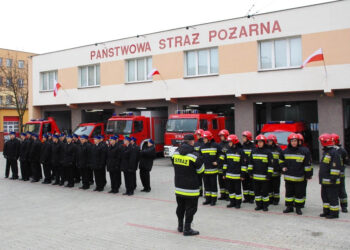 Obchody Święta Niepodległości w Wojewódzkiej Komendzie Straży Pożarnej w Kielcach. / Paweł Klepka / Radio Kielce