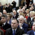 02.04.2016 Święty Krzyż. Dziedzictwo Świętego Krzyża. Sympozjum naukowe w 1050 rocznicę Chrztu Polski. / Jarosław Kubalski / Radio Kielce