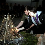 02.04.2016 Kielce. Harcerskie ognisko na Karczówce. / Jarosław Kubalski / Radio Kielce