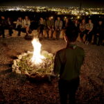 02.04.2016 Kielce. Harcerskie ognisko na Karczówce. / Jarosław Kubalski / Radio Kielce