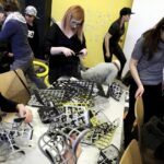 02.04.2016 Kielce. Warsztaty Upcycling Show w Institute of Design. / Jarosław Kubalski / Radio Kielce