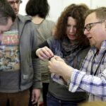 02.04.2016 Kielce. Warsztaty Upcycling Show w Institute of Design. / Jarosław Kubalski / Radio Kielce