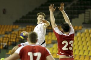 02.04.2016 Kielce. Towarzyski mecz juniorów Polska - Szwajcaria. / Jarosław Kubalski / Radio Kielce