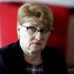 04.04.2016 Kielce. Konferencja w OMPiO dotycząca akcji Zapal Znicz Pamięci. Naczelnik dlelegatury IPN Dorota Koczwańska-Kalita. / Jarosław Kubalski / Radio Kielce