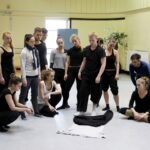 04.04.2016 Kielce. Kielecki Teatr Tańca. Próba robocza nowego widowiska Wibracje. / Jarosław Kubalski / Radio Kielce