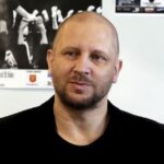 04.04.2016 Kielce. Kielecki Teatr Tańca - konferencja dot. XVI Festiwalu Tańca oraz dwóch spektakli premierowych. Choreograf Jacek Przybyłowicz. / Jarosław Kubalski / Radio Kielce