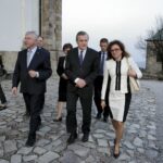 05.04.2016 Święty Krzyż. Wicepremier, minister kultury Piotr Gliński podczas wizyty w klasztorze. / Jarosław Kubalski / Radio Kielce