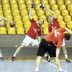 07.04.2016 Kielce. Trening młodzieżowej reprezentacji Polski piłkarzy ręcznych. / Jarosław Kubalski / Radio Kielce