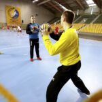 07.04.2016 Kielce. Trening młodzieżowej reprezentacji Polski piłkarzy ręcznych. / Jarosław Kubalski / Radio Kielce