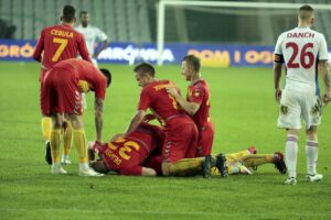 09.04.2016 Kielce . Mecz Korona Kielce - Górnik Zabrze. / Jarosław Kubalski / Radio Kielce