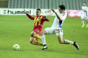 09.04.2016 Kielce . Mecz Korona Kielce - Górnik Zabrze. / Jarosław Kubalski / Radio Kielce