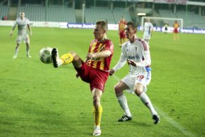 09.04.2016 Kielce . Mecz Korona Kielce - Górnik Zabrze. / Jarosław Kubalski / Radio Kielce