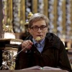 09.04.2016 Jędrzejów. W klasztorze Ojców Cystersów odsłonięto tablicę pamiątkową poświęconą Przemysławowi Gosiewskiemu. Beata Gosiewska. / Jarosław Kubalski / Radio Kielce