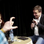 12.04.2016 Kielce. Prezydent Wojciech Lubawski spotkał się z uczniami szkół średnich w Domu Środowisk Twórczych. / Jarosław Kubalski / Radio Kielce