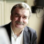 12.04.2016 Kielce. Prezydent Wojciech Lubawski spotkał się z uczniami szkół średnich w Domu Środowisk Twórczych. / Jarosław Kubalski / Radio Kielce