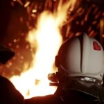 14.04.2016 Kielce. Z okazji 1050 rocznicy Chrztu Polski strażacy z OSP Niewachlów rozpalili Ognisko Ducha Świętego. / Jarosław Kubalski / Radio Kielce