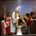 16.04.2016 Kielce. Spektakl teatralny 966 - Chrzest Polski w kościele Świętej Jadwigi Królowej. / Jarosław Kubalski / Radio Kielce