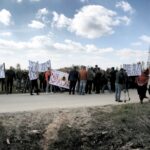 22.04.2016 Micigózd. Mieszkańcy protestują przeciwko budowie spalarni odpadów. / Jarosław Kubalski / Radio Kielce