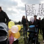 22.04.2016 Micigózd. Mieszkańcy protestują przeciwko budowie spalarni odpadów. / Jarosław Kubalski / Radio Kielce