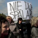 22.04.2016 Micigózd. Mieszkańcy protestują przeciwko budowie spalarni odpadów. / Jarosław Kubalski / Radio Kielce