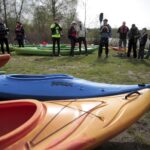 23.04.2016 Mójcza. Zalew. Rozpoczęcie Ogólnopolskiego Spływu Kajakowego Lubrzanką. / Jarosław Kubalski / Radio Kielce