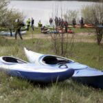 23.04.2016 Mójcza. Zalew. Rozpoczęcie Ogólnopolskiego Spływu Kajakowego Lubrzanką. / Jarosław Kubalski / Radio Kielce