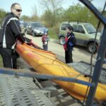 23.04.2016 Mójcza. Zalew. Rozpoczęcie Ogólnopolskiego Spływu Kajakowego Lubrzanką. / Jarosław Kubalski / Radio Kielce