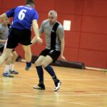 24.04.2016 Chęciny. XVI Halowe Mistrzostwa Radnych i Pracowników Samorządowych w Piłce Nożnej "O Puchar Starosty Kieleckiego”. / Jarosław Kubalski / Radio Kielce