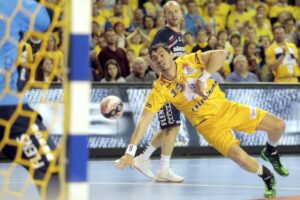 27.04.2016 Kielce. Mecz Ligi Mistrzów Vive Tauron Kielce - SG Flensburg Handewitt. Krzysztof Lijewski. / Jarosław Kubalski / Radio Kielce