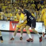 27.04.2016 Kielce. Mecz Ligi Mistrzów Vive Tauron Kielce - SG Flensburg Handewitt. Uros Zorman. / Jarosław Kubalski / Radio Kielce