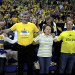 27.04.2016 Kielce. Mecz Ligi Mistrzów Vive Tauron Kielce - SG Flensburg Handewitt. Kibice. / Jarosław Kubalski / Radio Kielce