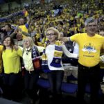 27.04.2016 Kielce. Mecz Ligi Mistrzów Vive Tauron Kielce - SG Flensburg Handewitt. Kibice. / Jarosław Kubalski / Radio Kielce