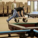 28.04.2016 Kielce. Przygotowania do Międzynarodowego Festiwalu Bilardowego w hotelu Best Western Grand Hotel. / Jarosław Kubalski / Radio Kielce