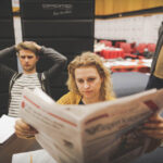 17.12.2015 Kielce. Słuchowisko poświęcone Stefanowi Karskiemu założycielowi Teatru Lalki i Aktora "Kubuś" powstaje w naszej rozgłośni. Tekst jest oparty na motywach z jego życia i twórczości. Głównym wątkiem są wydarzenia z przełomu lat 50. i 60., kiedy Stefan Karski założył objazdowy teatr lalek, który następnie został upaństwowiony. Historia kończy się w latach 70. / Wojciech Habdas / Radio Kielce