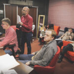 17.12.2015 Kielce. Słuchowisko poświęcone Stefanowi Karskiemu założycielowi Teatru Lalki i Aktora "Kubuś" powstaje w naszej rozgłośni. Tekst jest oparty na motywach z jego życia i twórczości. Głównym wątkiem są wydarzenia z przełomu lat 50. i 60., kiedy Stefan Karski założył objazdowy teatr lalek, który następnie został upaństwowiony. Historia kończy się w latach 70. / Wojciech Habdas / Radio Kielce