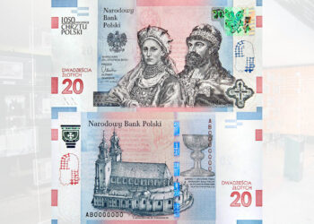 Mieszko i Dobrawa - banknot o nominale 20zł / NBP