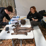 06.04.2016 Zgórsko. Ekshumacja. Żołnierze Wyklęci / Stanisław Blinstrub / Radio Kielce