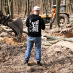 06.04.2016 Zgórsko. Ekshumacja. Żołnierze Wyklęci / Stanisław Blinstrub / Radio Kielce