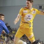 16.04.2016. Vive Tauron Kielce - MMTS Kwidzyn. Tobias Reichmann / Jarosław Kubalski / Radio Kielce