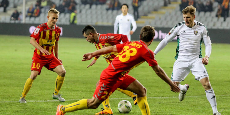 11.03.2016 Kielce. 27. kolejka Ekstraklasy: Korona Kielce - Śląsk Wrocław / Wojciech Habdas / Radio Kielce