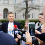 12.4.2016 Kielce. In Vitro dla Kielc - konferencja prasowa. Marcin Chłodnicki. / Wojciech Habdas / Radio Kielce